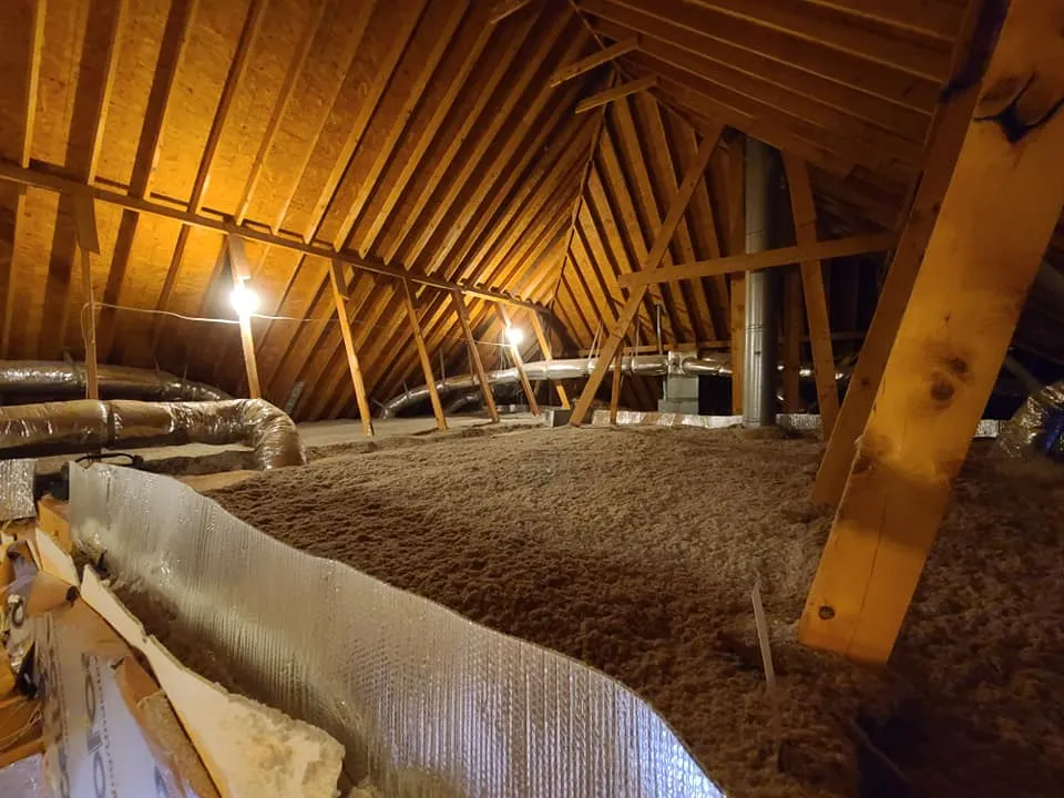 attic blown-in insulation