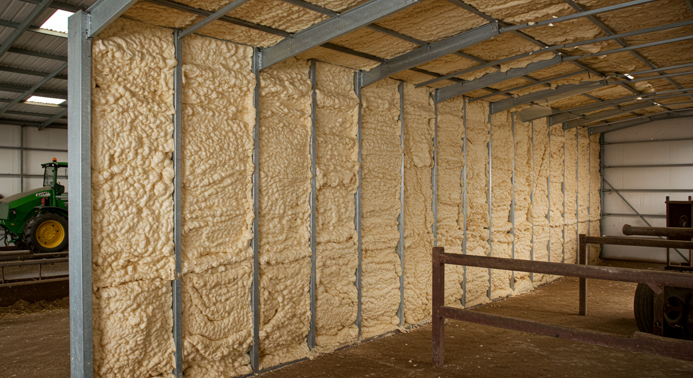 Protect Agricultural Buildings with Spray Foam Insulation